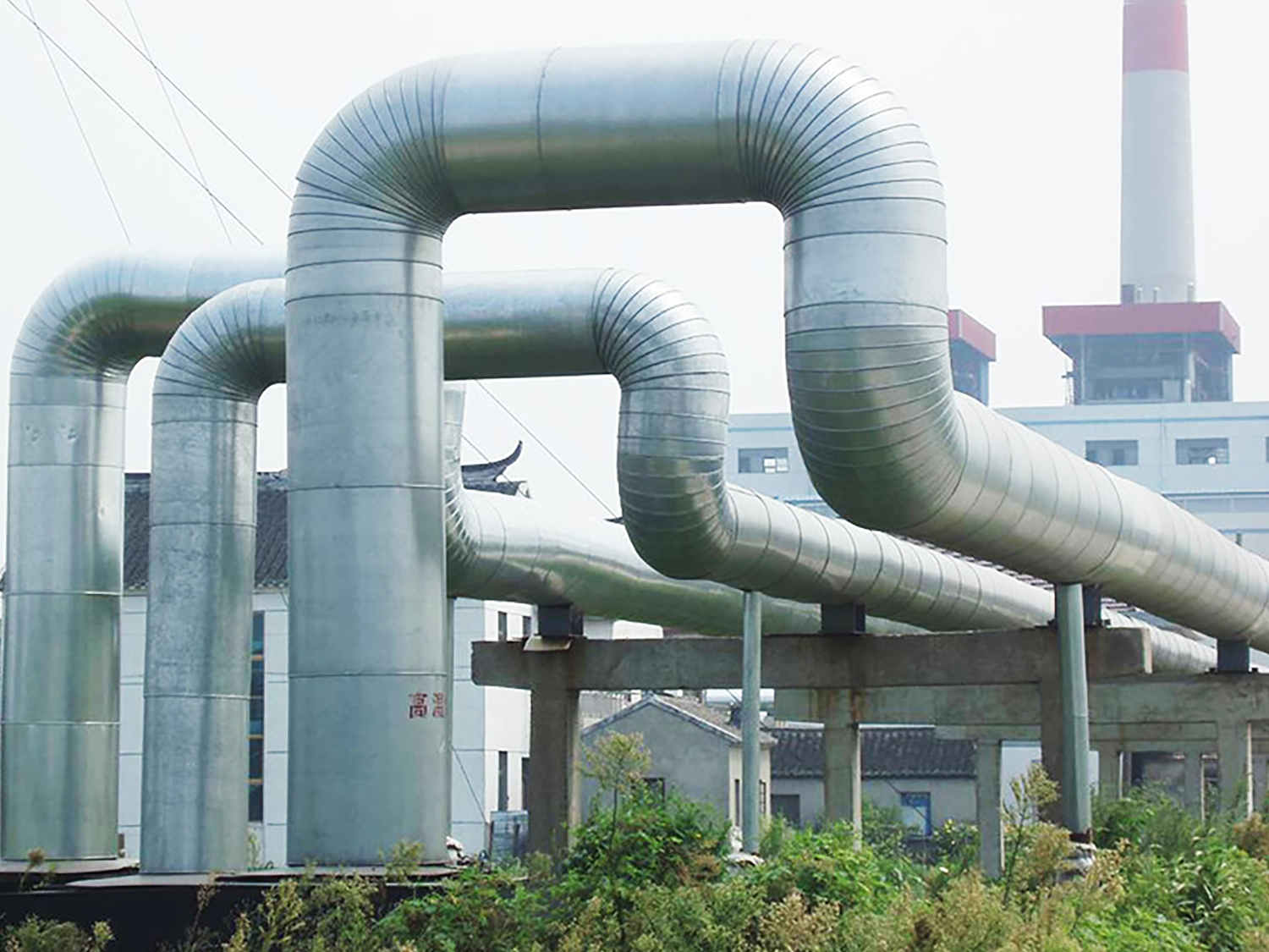 广东省佛山市海天调味食品有限公司主蒸汽管道安装