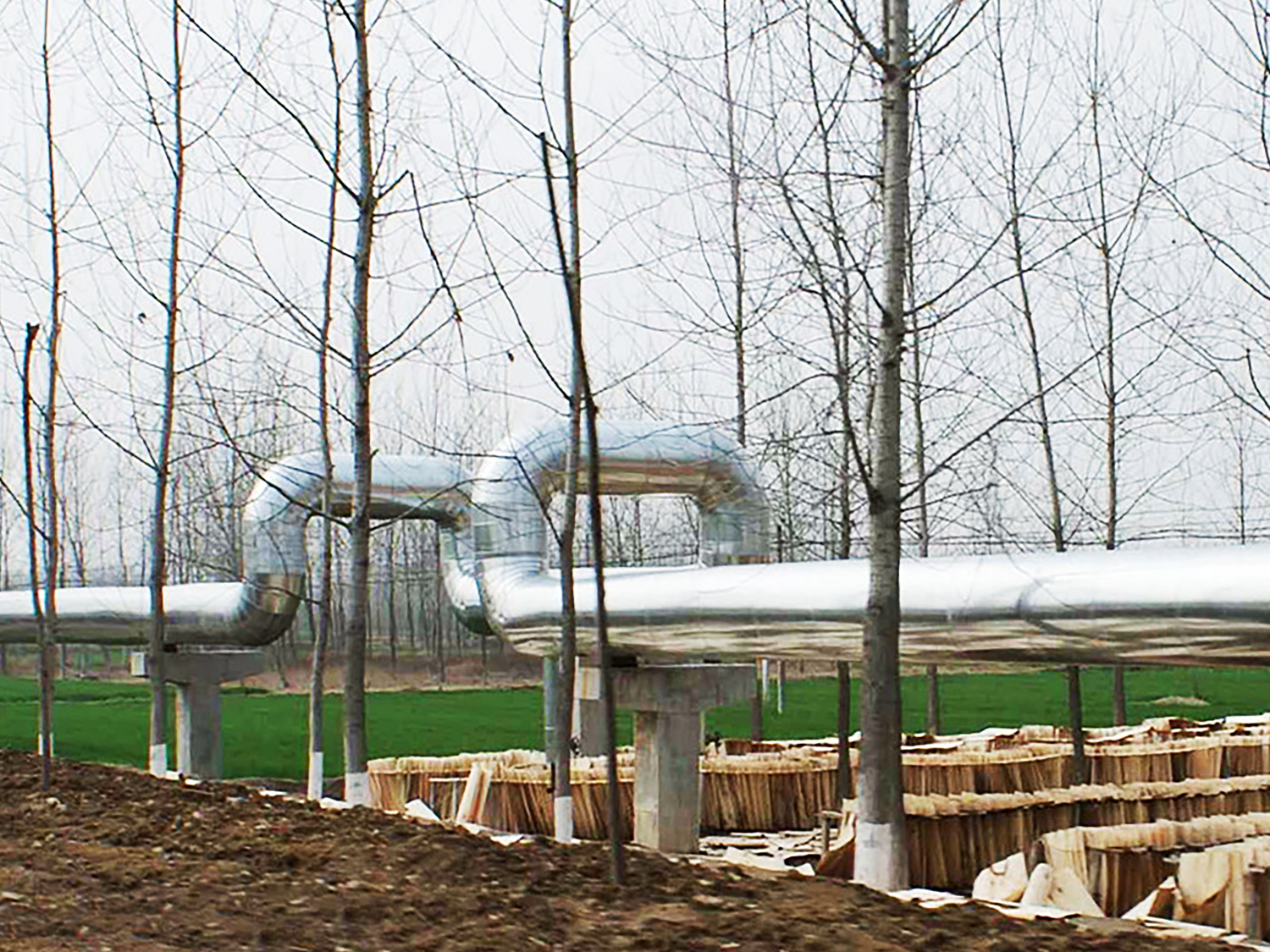 浙江长兴东南热电有限责任公司蒸汽管道安装工程